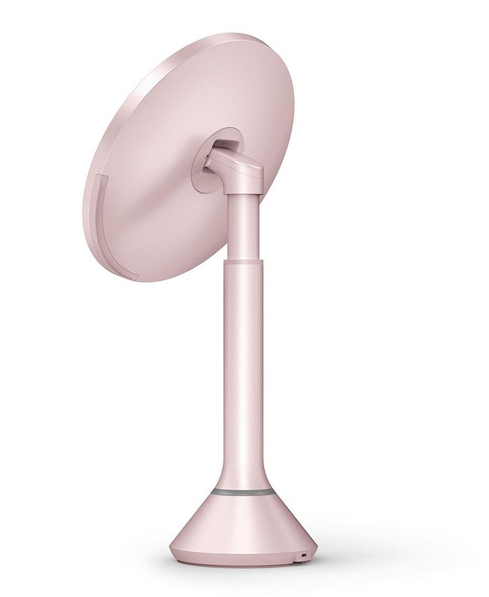 simplehuman 8" Round Sensor Makeup Mirror with TouchControl Dual Light