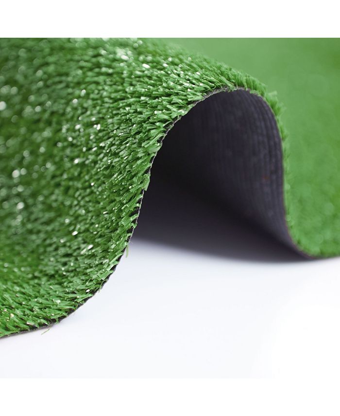 Ottomanson Evergreen Collection Indoor/Outdoor Artificial Grass, 20" x