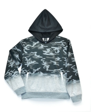 image of Big Boys Calvin Camo Fade Pullover Hoodie, Made For Macy-s
