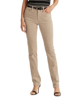 lauren ralph lauren premier straight corduroy jeans