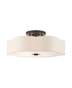 Solstice 6 Lights Semi Flush