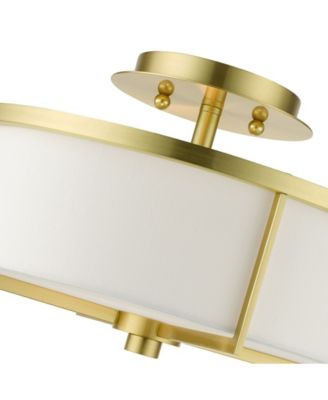 Wesley 2 Lights Semi Flush
