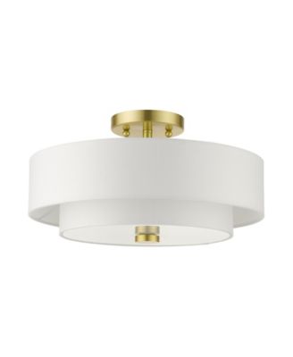 Meridian 3 Lights Semi Flush