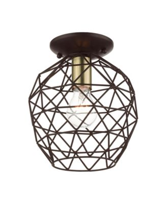 Geometric 1 Light Flush Mount