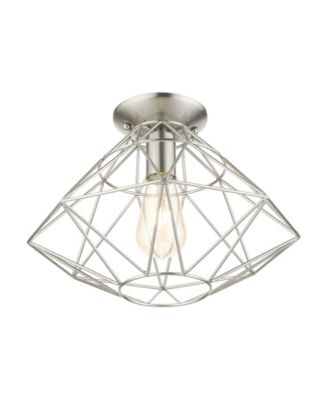 Geometric 1 Light Flush Mount