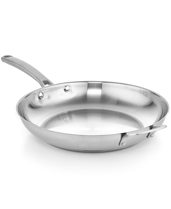 Calphalon Classic Stainless Steel 3 Qt. Covered Saute Pan - Macy's