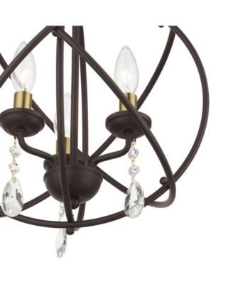 Aria 3 Lights Convertible Chandelier or Semi Flush