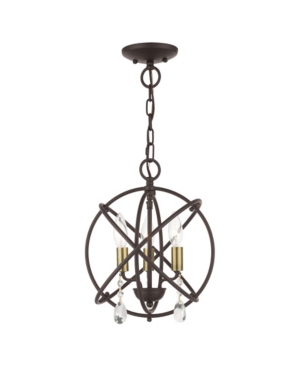 Aria 3 Lights Convertible Chandelier or Semi Flush