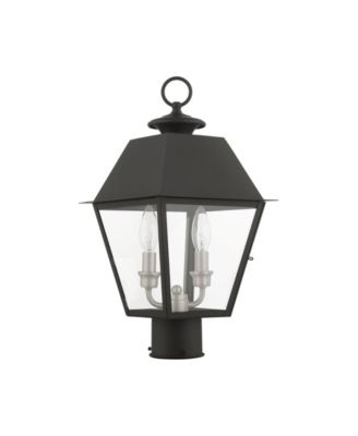 Mansfield 2 Lights Outdoor Post Top Lantern