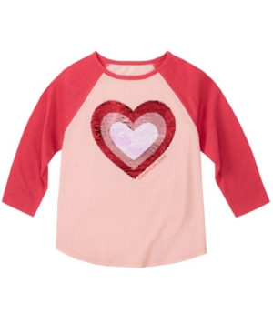 image of Calvin Klein Big Girls 3/4 Sleeve Colorblock Tee