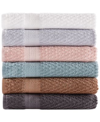 Cotton Textured Quick-Dry Bath Towel Collection