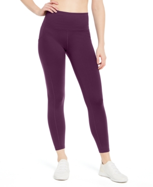Ideology High-Waist Side-Pocket 7/8 Length Leggings Created for Macy's