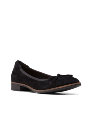 image of Clarks Collection Women-s Trish Rhea Ballet Flat Shoes Women-s Shoes