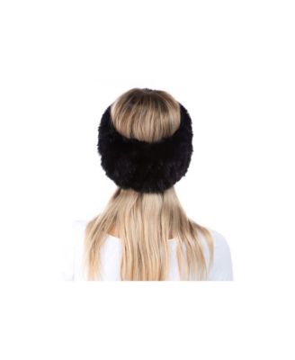 Women's Plush Faux Fur Stretch Headband