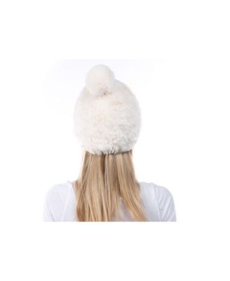 Women's Cozy Stretch Luxe Faux Fur Pom Hat