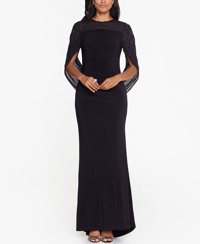 Betsy adam cape dress outlet