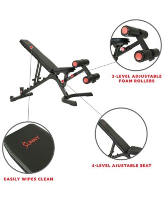 Fully Adjustable Power Zone Utility Heavy Duty Weight Bench with 500 lb Max Weight, Black