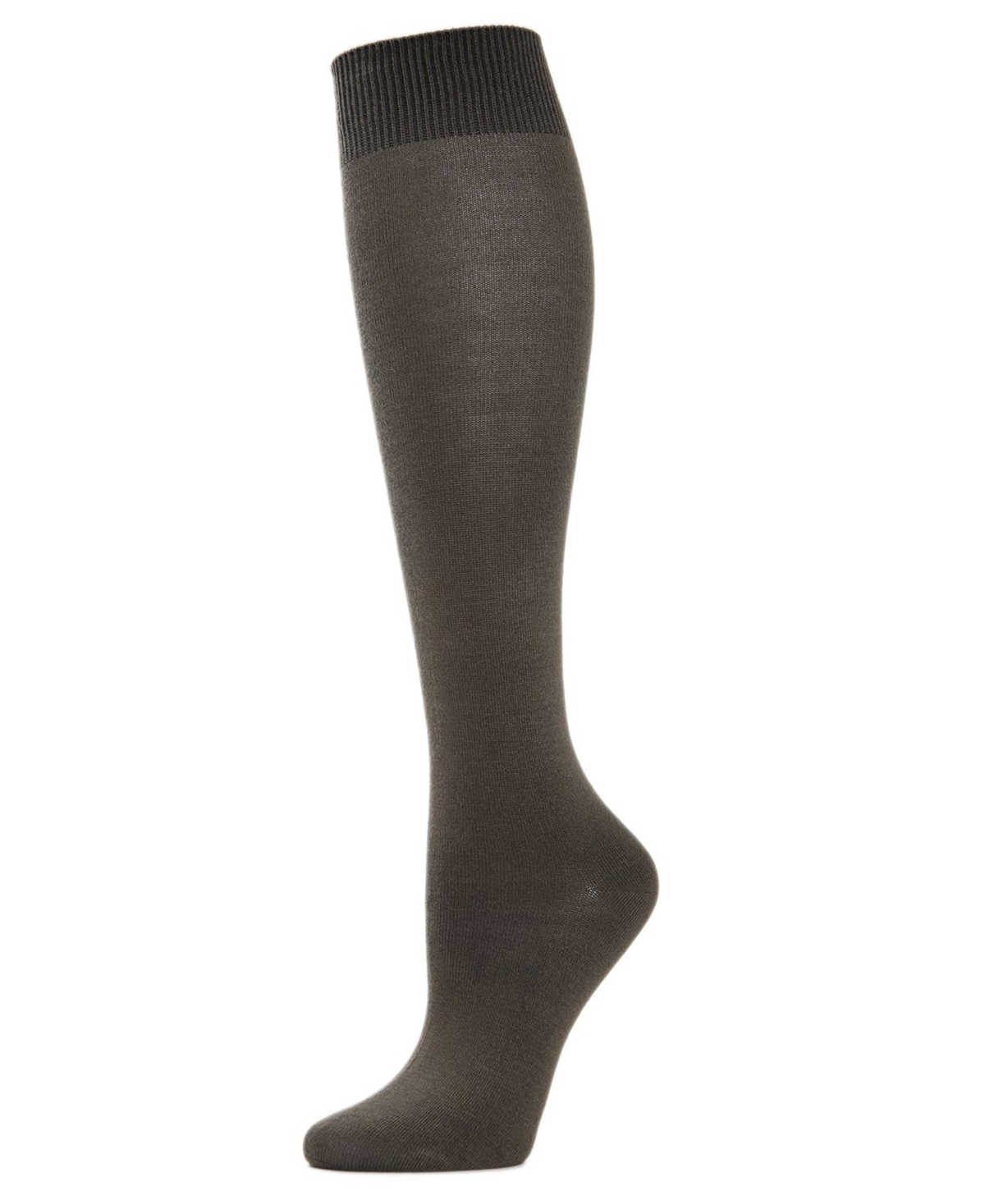 MeMoi Women's Bamboo Blend Knit Knee High Socks