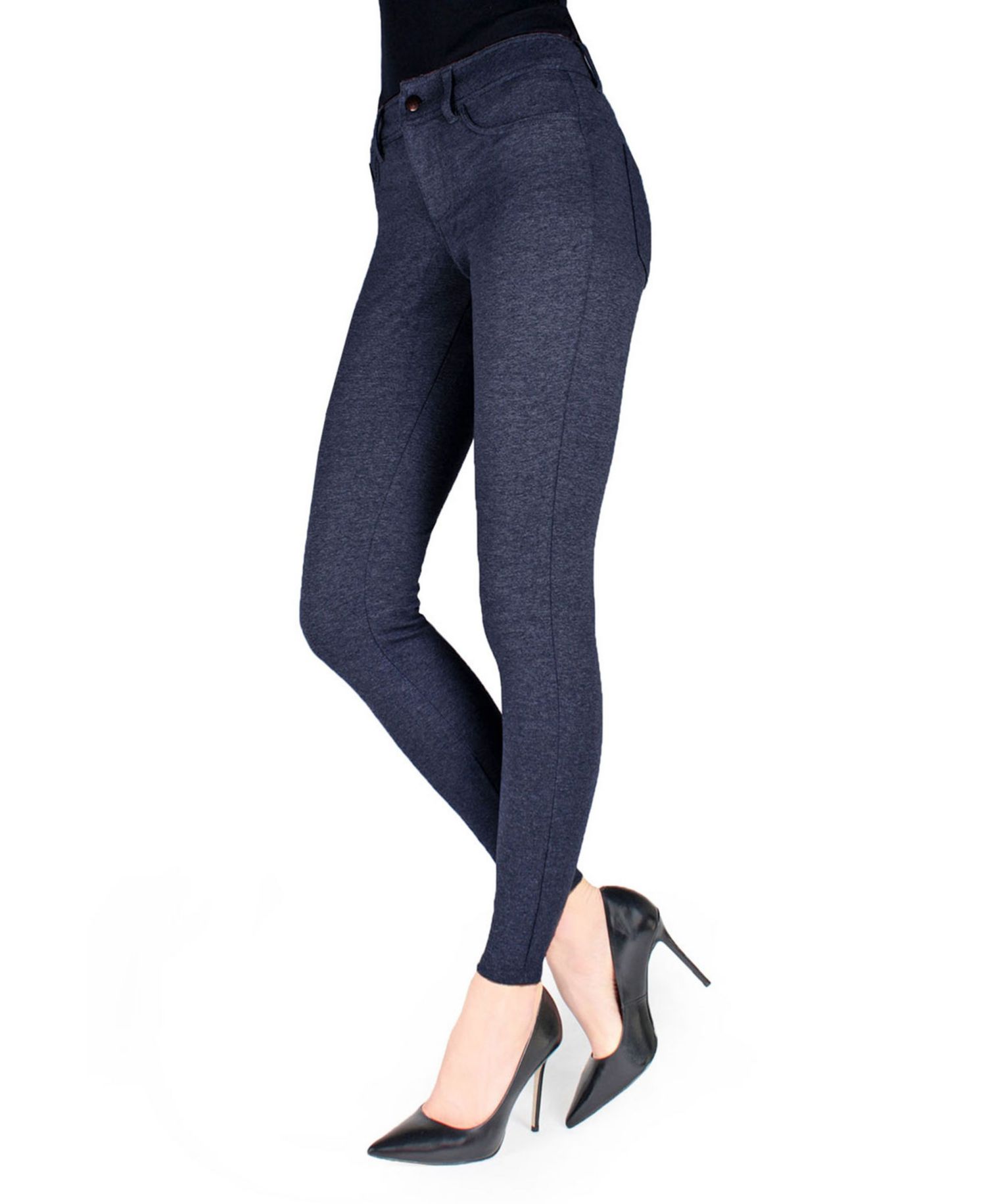 Women's Pants-Style Ponte Basic Pocket Leggings