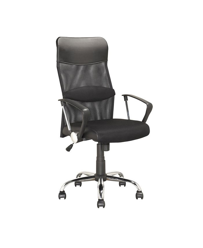 CorLiving Executive Office Chair in Leatherette and Mesh Macy's