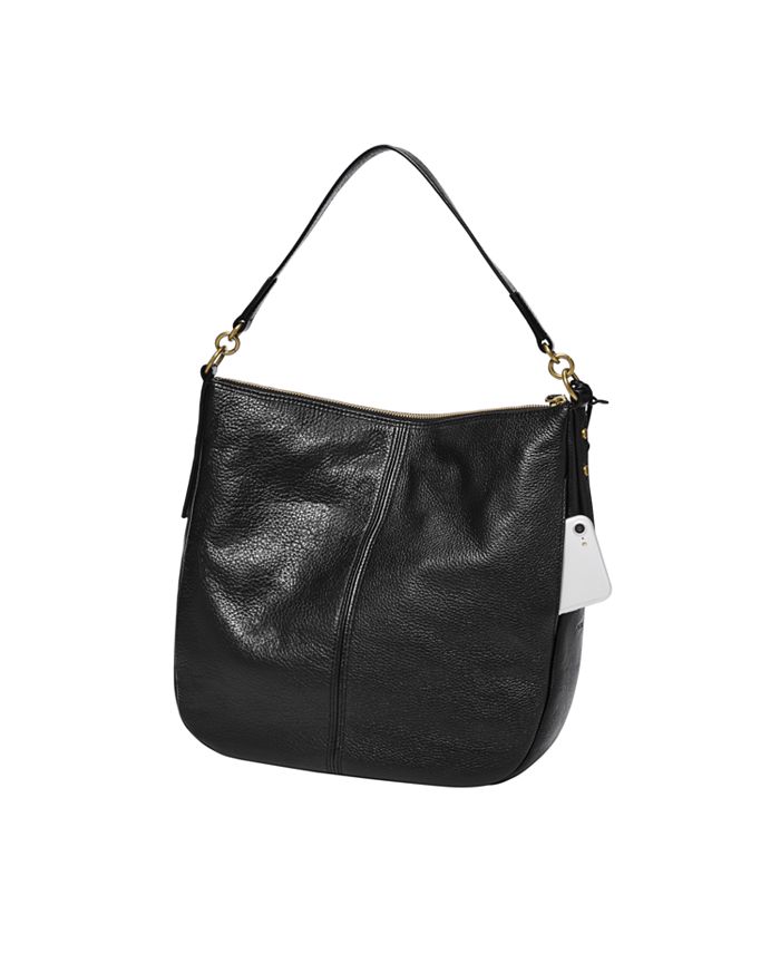 Fossil Women's Jolie Leather Hobo - Macy's