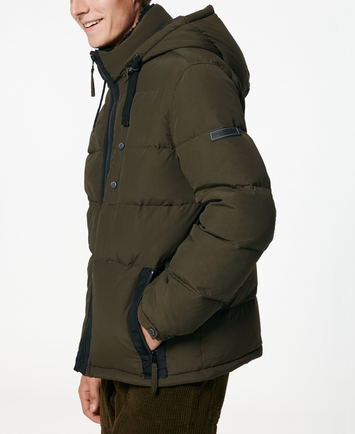 Marc new york men's crinkle down hooded parka new arrivals