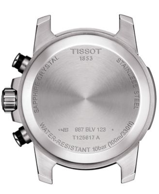 Men's Swiss Chronograph Supersport Stainless Steel Bracelet Watch 45.5mm