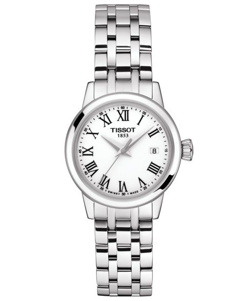 Женские часы Tissot Swiss Classic Dream Stainless Steel Bracelet Watch 28mm