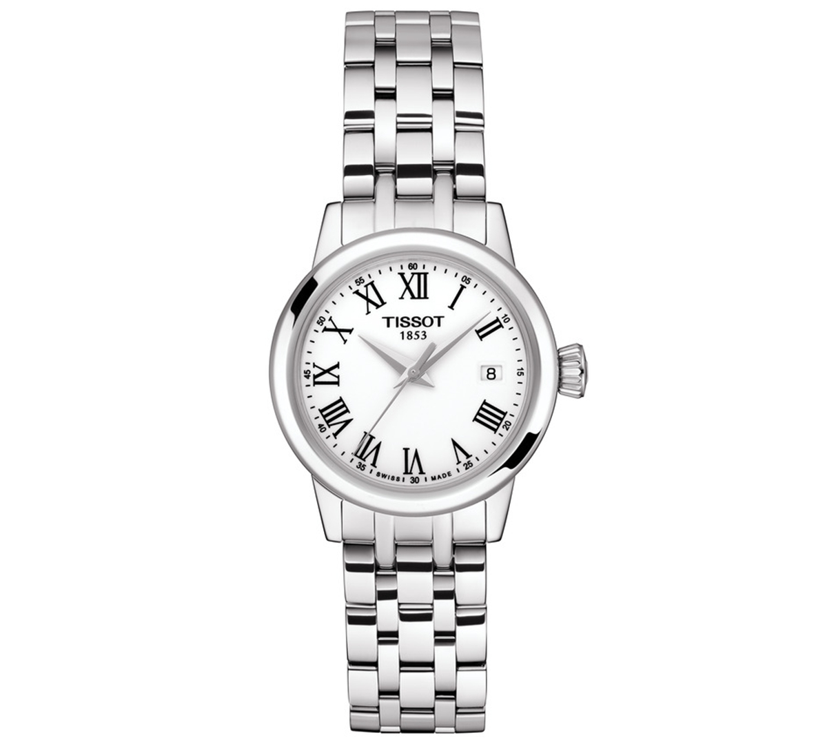 Women's Swiss Classic Dream Stainless Steel Bracelet Watch 28mm - White
