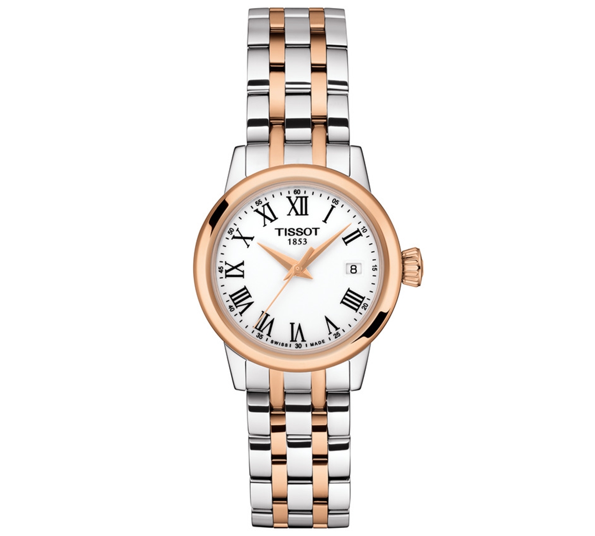 Women's Swiss Classic Dream Two-Tone Stainless Steel Bracelet Watch 28mm - White