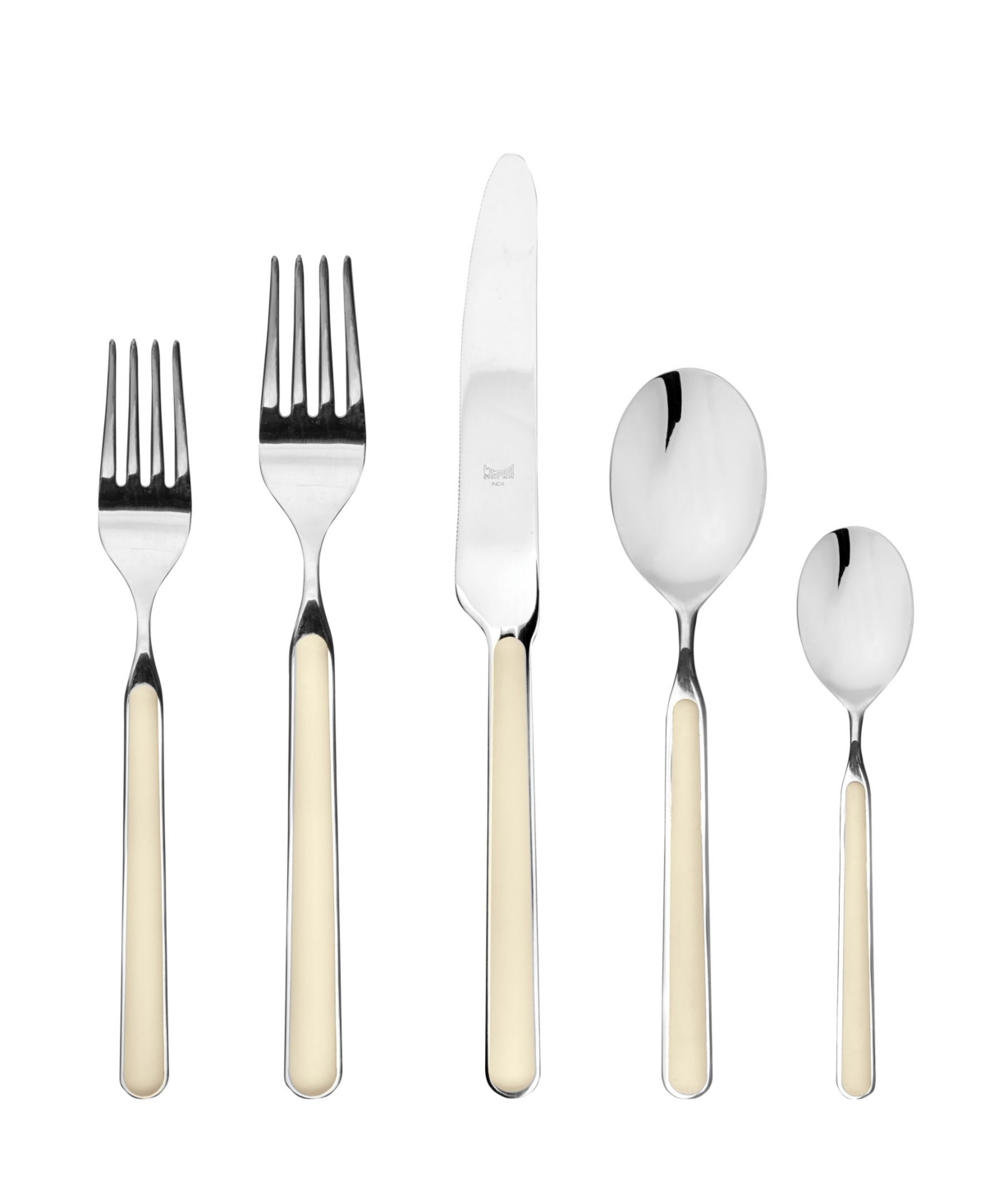 Mepra Fantasia Flatware Set, 5 Piece In Beige