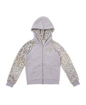 image of Big Girls Long Sleeve Full Zip Hoodie