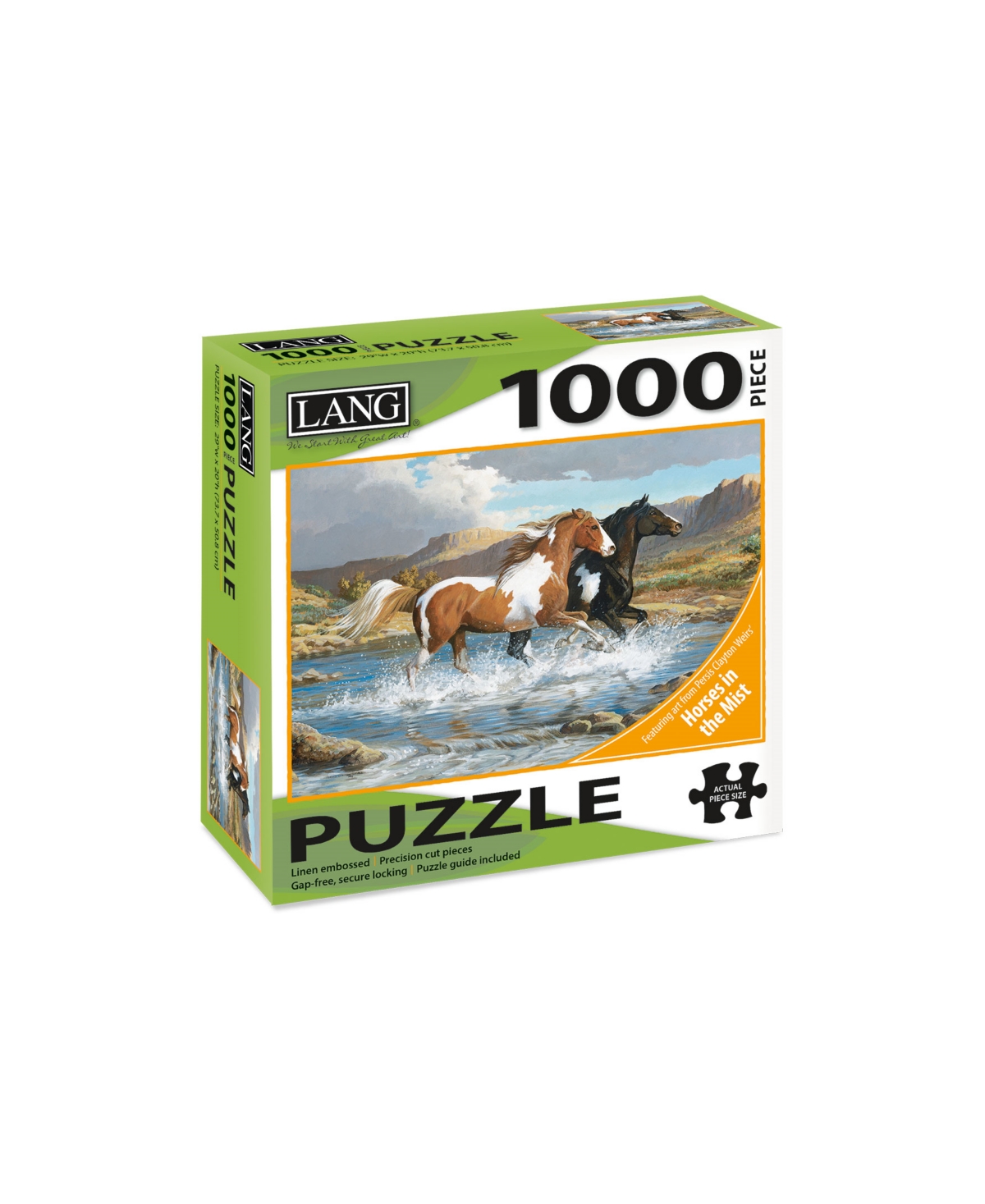 Lang Stream Canter 1000pc Puzzle In Multi