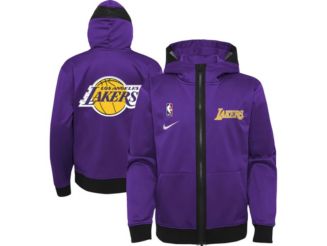 Nike Youth Los Angeles Lakers Showtime Hooded Jacket - Macy's
