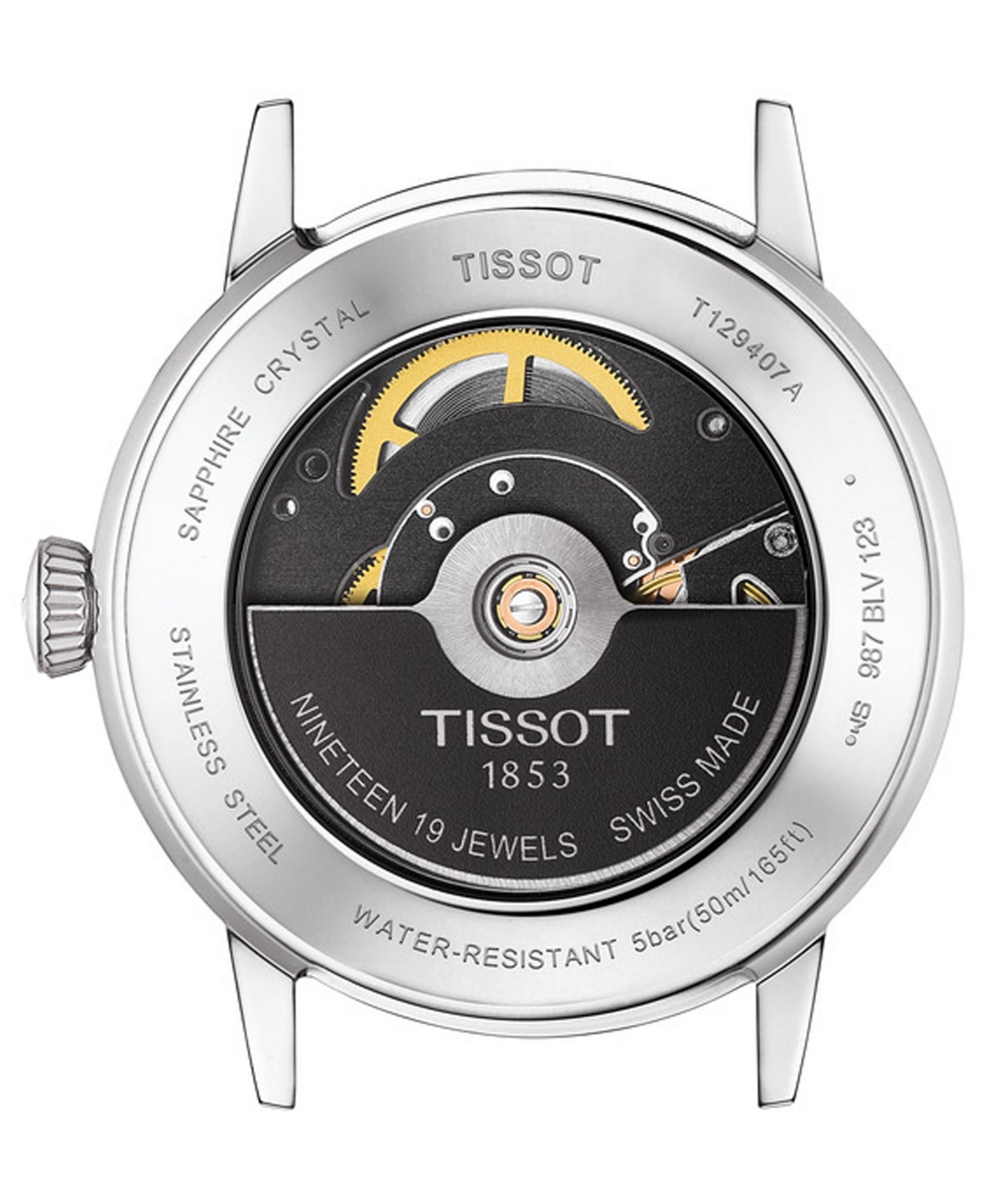 Shop Tissot Men's Swiss Automatic Classic Dream Stainless Steel Bracelet Watch 42mm In Black