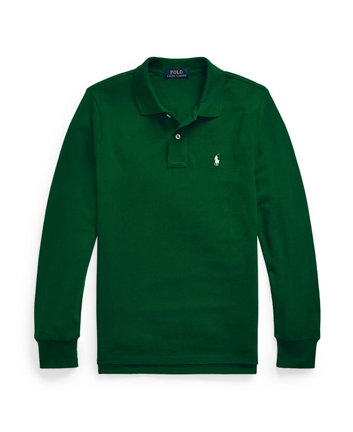 Polo Ralph Lauren Toddler Boys Mesh Long Sleeve Polo Shirt Macy's
