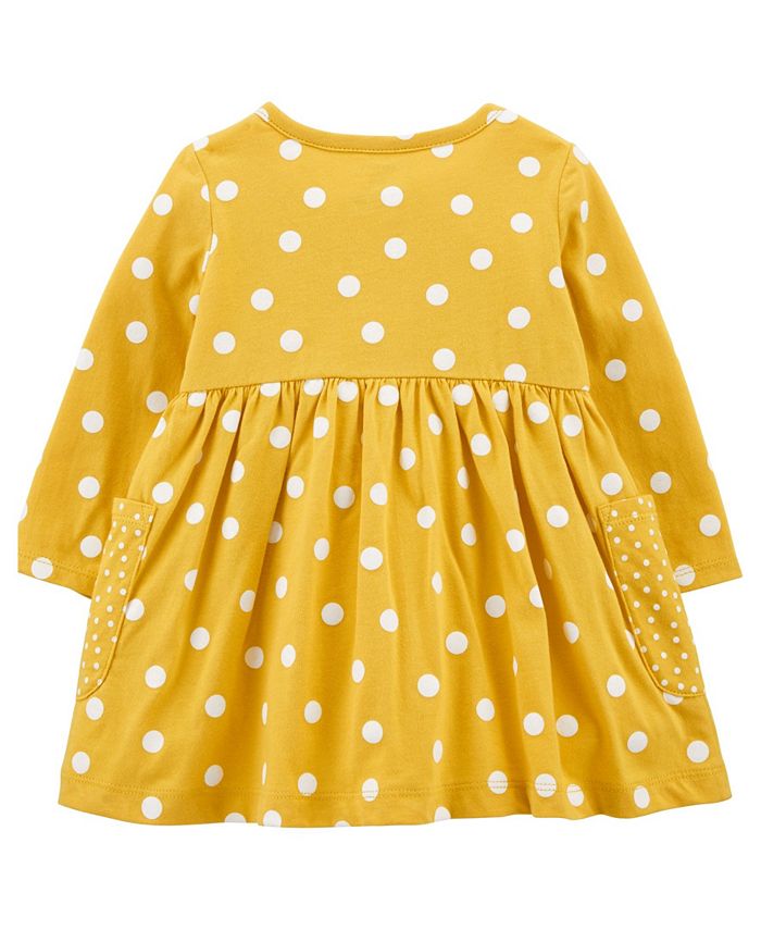 Carter's Baby Girls Polka Dot Jersey Dress Macy's