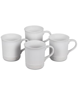 14 oz. Stoneware Set of Four Coffee Mugs