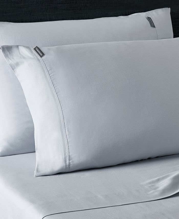 Vera Wang Repose Wellness Solid 4 Piece Sheet Set, Queen & Reviews