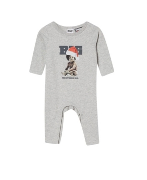 Baby Boy and Baby Girl The Long Sleeve Snap Romper