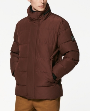 Stratus Men's Down Jacket with Hidden Hood