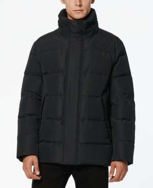 Stratus Men's Down Jacket with Hidden Hood
