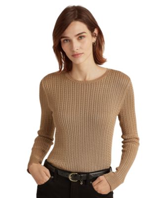 Lauren Ralph Lauren - Cable-Knit Crewneck Sweater
