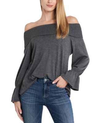 Macy's off shoulder sweater best sale