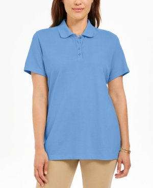 Karen Scott Cotton Polo Top Created For Macy's
