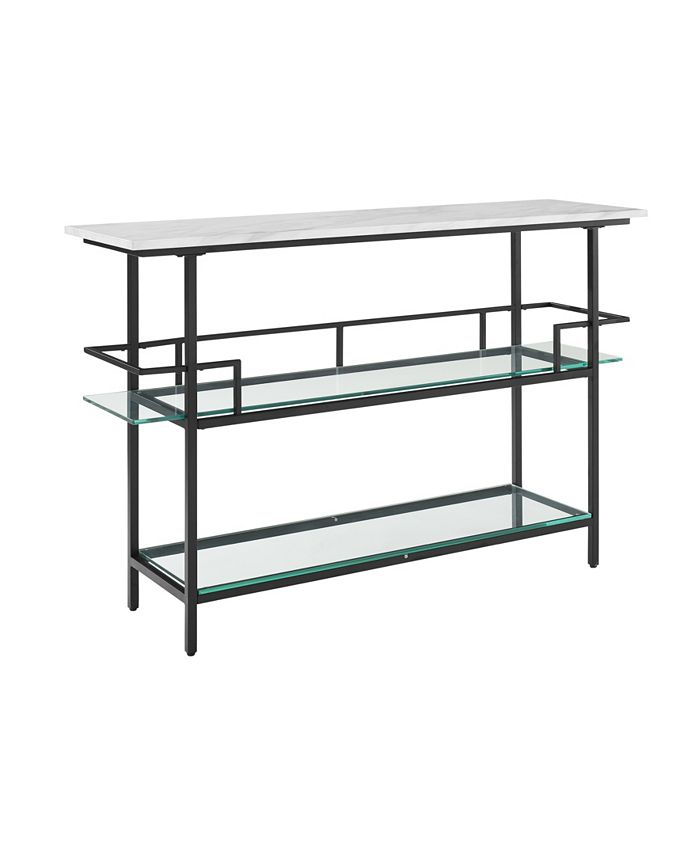 Crosley Aimee Bar with Faux Marble Top Macy's