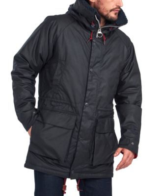 barbour north sea mens parka