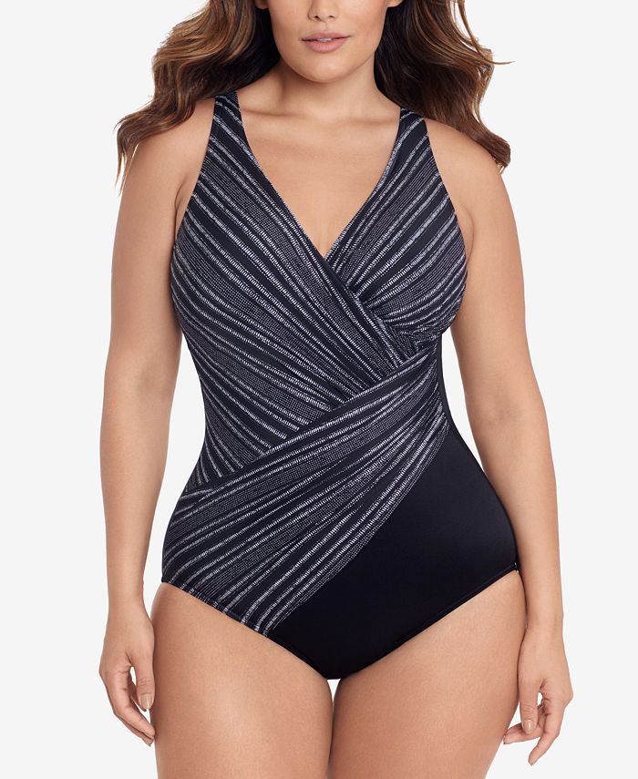 Miraclesuit Plus Size No Static At All Oceanus One Piece