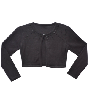 image of Bonnie Jean Toddler Long Sleeve Embellished Fly Away Cardigan