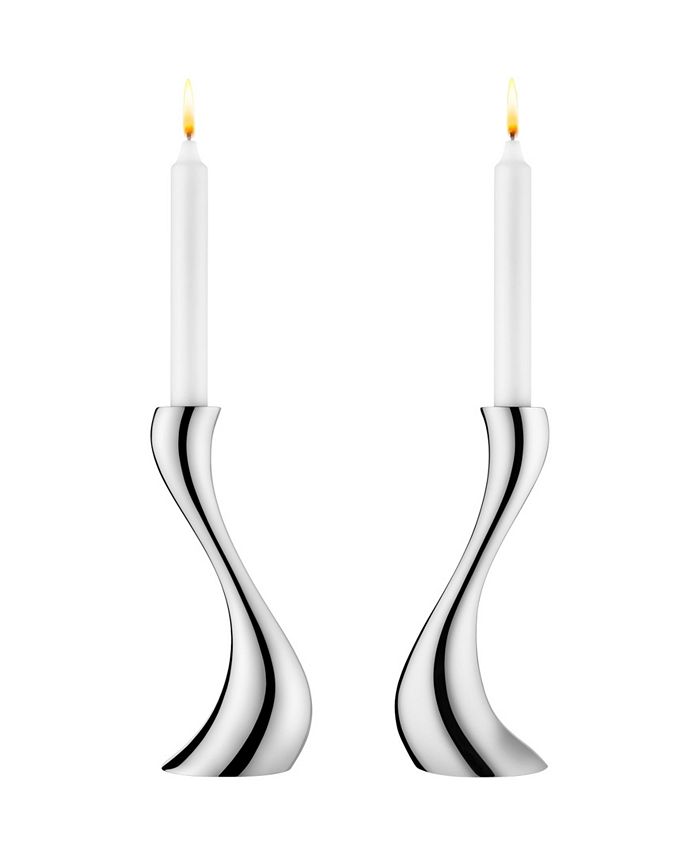 Jensen Cobra Candlestick Medium, 2 Piece Macy's